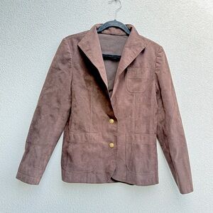 Vintage ERNST STRAUSS & SCHNELL SPORTS suede Blazer Jacket